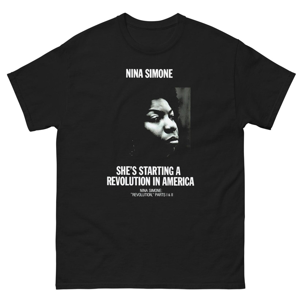 Nina Simone Revolution (Part I & II) 1969 RCA - Unisex T-shirt